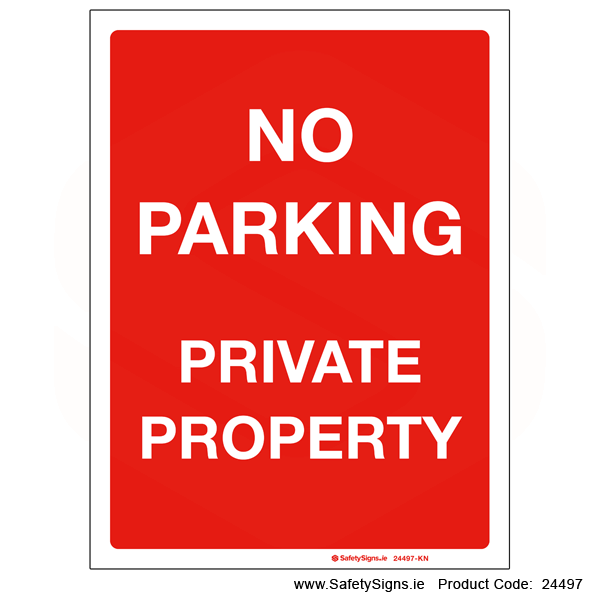 No Parking - 24497