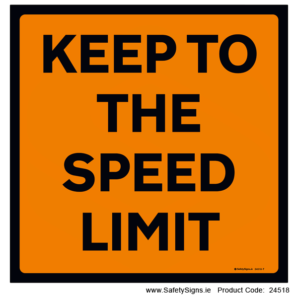 Keep to the Speed Limit - 24518