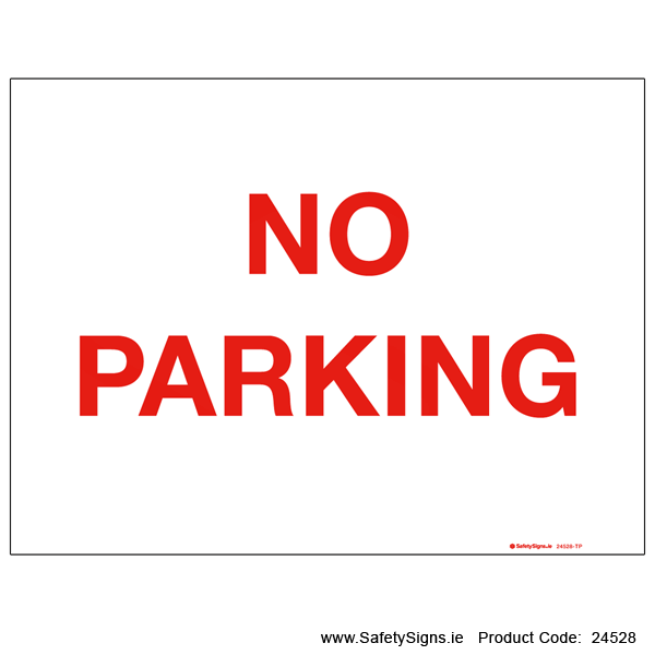 No Parking - 24528
