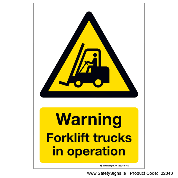Forklift Trucks in Operation - 22343