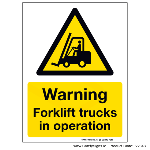 Forklift Trucks in Operation - 22343
