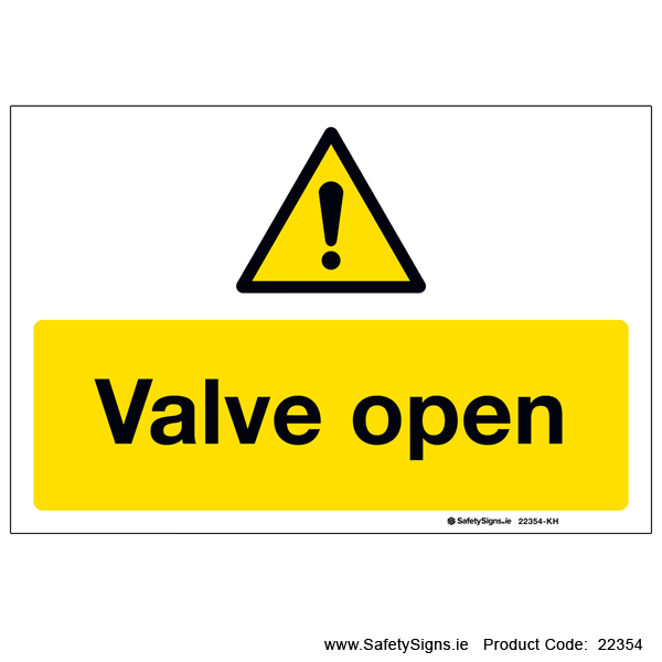 Valve Open - 22354