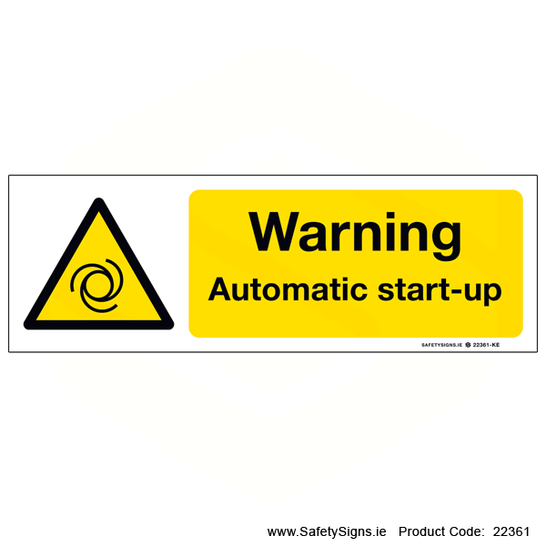 Automatic Start-up - 22361