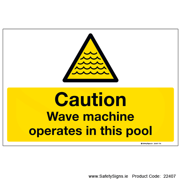 Wave Machine operates in Pool - 22407