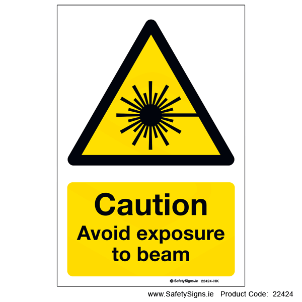Avoid Exposure to Beam - 22424