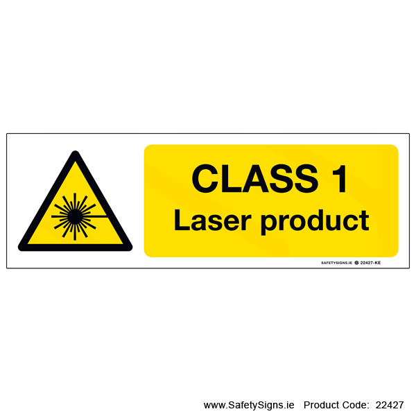 Class 1 Laser Product - 22427