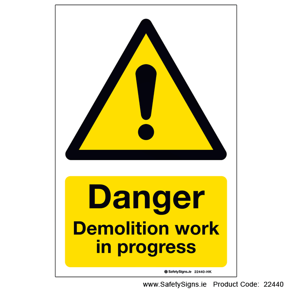 Demolition Work in Progress - 22440