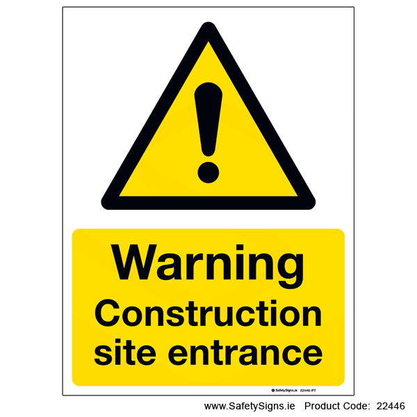 Construction Site Entrance - 22446