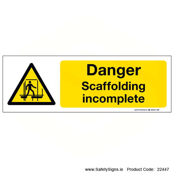 Scaffolding Incomplete - 22447