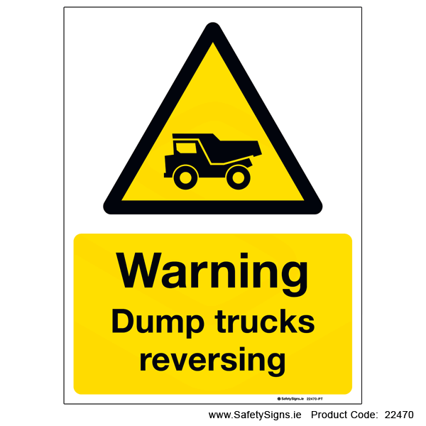 Dump Trucks Reversing - 22470