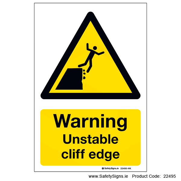Unstable Cliff Edge - 22495