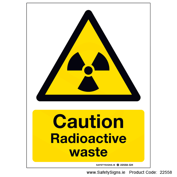Radioactive Waste - 22558