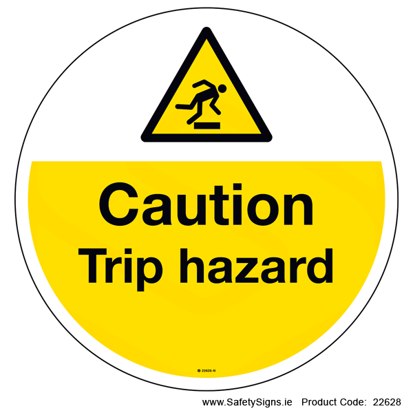 Trip Hazard - FloorSign (Circular) - 22628