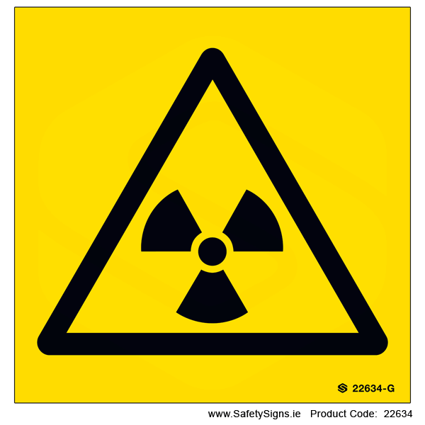 Radioactive Material or Ionizing Radiation - 22634