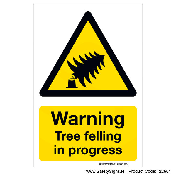 Tree Felling in Progress - 22661