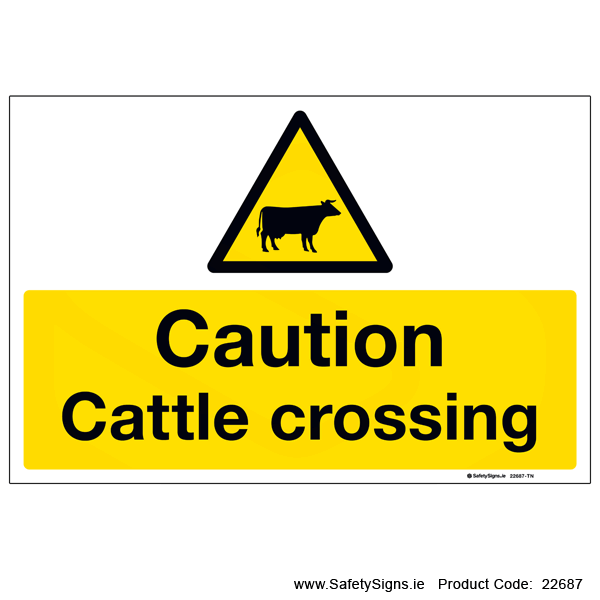 Cattle Crossing - 22687