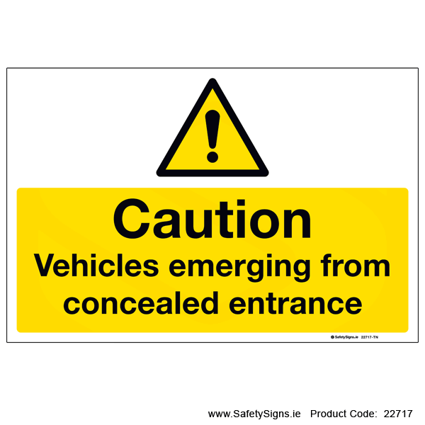 Vehicles Emerging from Concealed Entrance - 22717