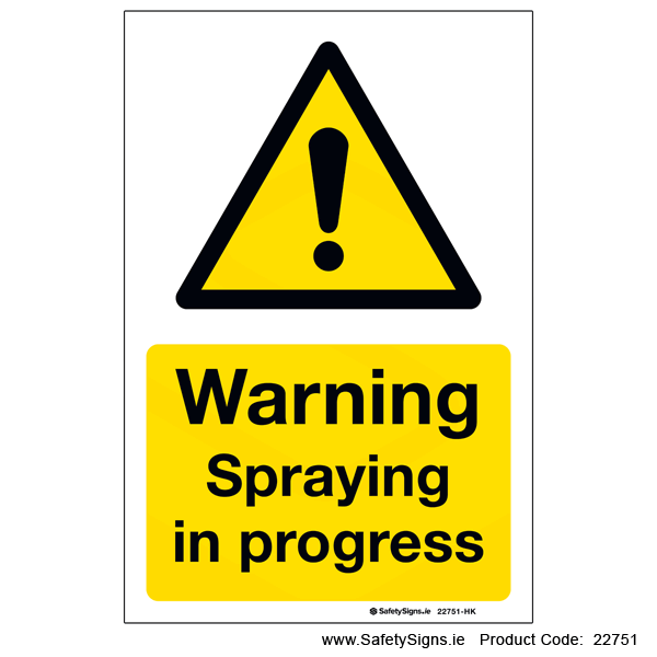 Spraying in Progress - 22751