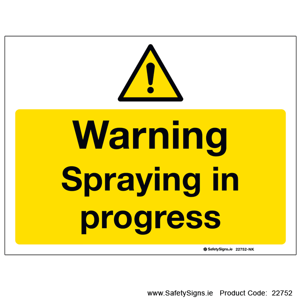 Spraying in Progress - 22752